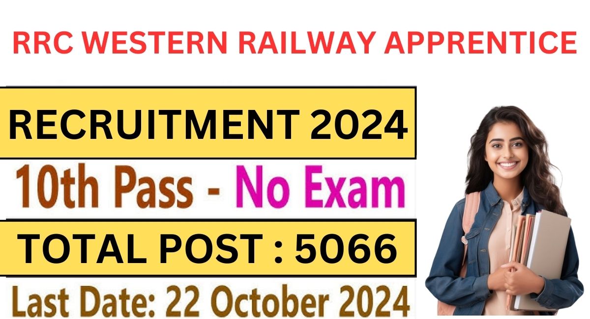 RRC WESTERN RAILWAY APPRENTICE RECRUITMENT 2024