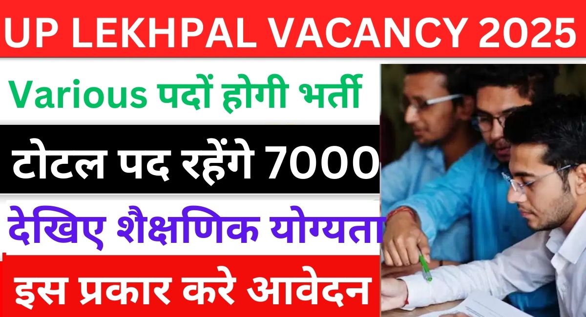 UP LEKHPAL VACANCY 2025