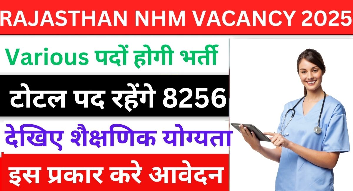 Rajasthan NHM Vacancy 2025